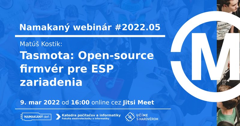 Tasmota: Open-source firmvér pre ESP zaradenia
 - banner